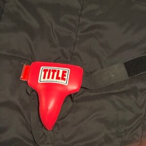 Title Red Protective Cup